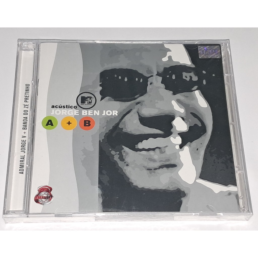 Cd Duplo Jorge Ben Jor Acústico Mtv A + B (Lacrado)