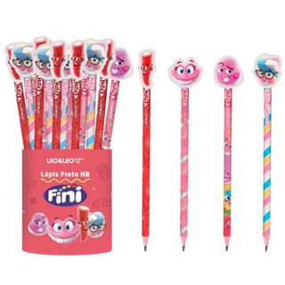 Kit 04 Lápis Preto HB FINI Triangular SORTIDOS| LEONORA 10331 em Oferta na Shopee