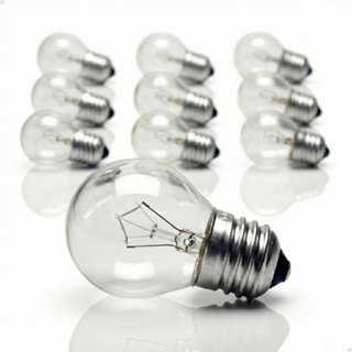 10 Lampada Bolinha 15w Luz Amarela Incandescente Varal Luzes em Oferta na Shopee