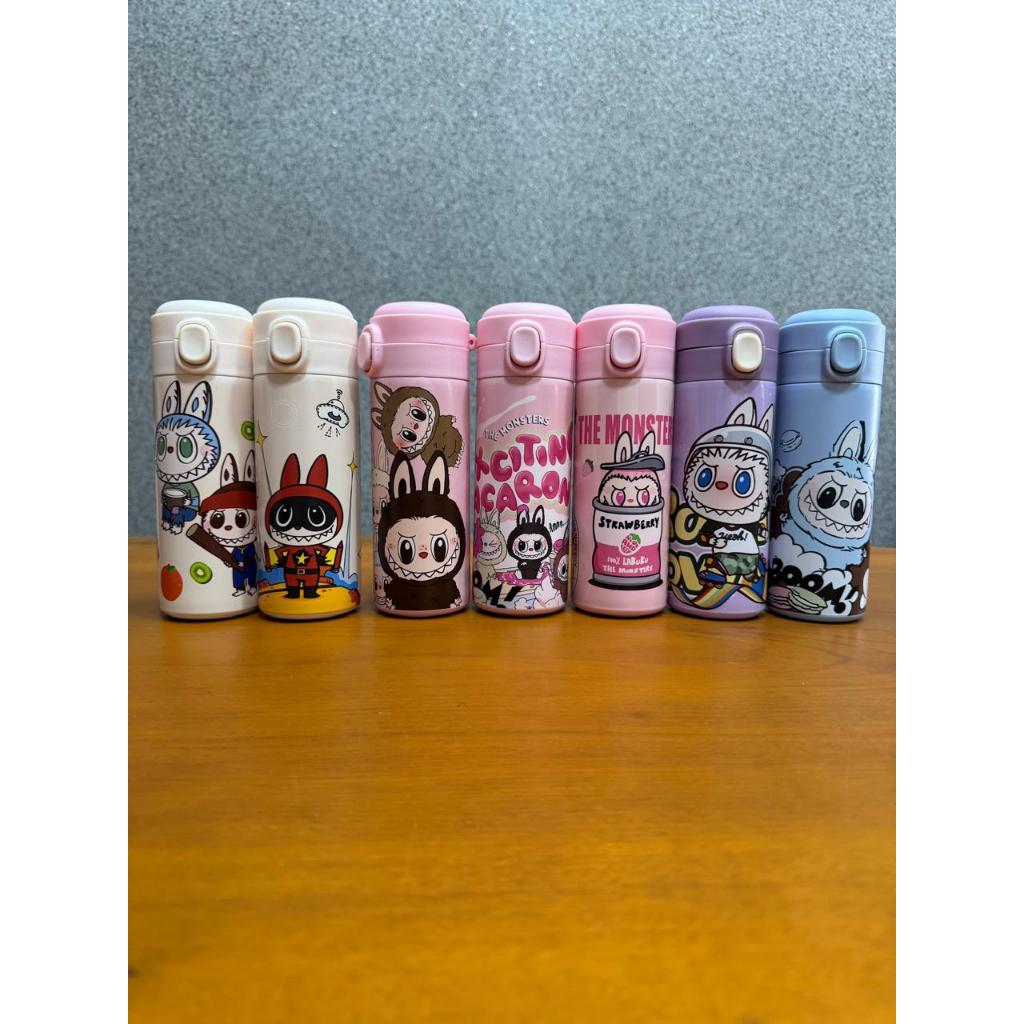 Garrafa Termica Infantil Labubu Inox 350 ML Com Trava Antivazamento Escolar em Oferta na Shopee