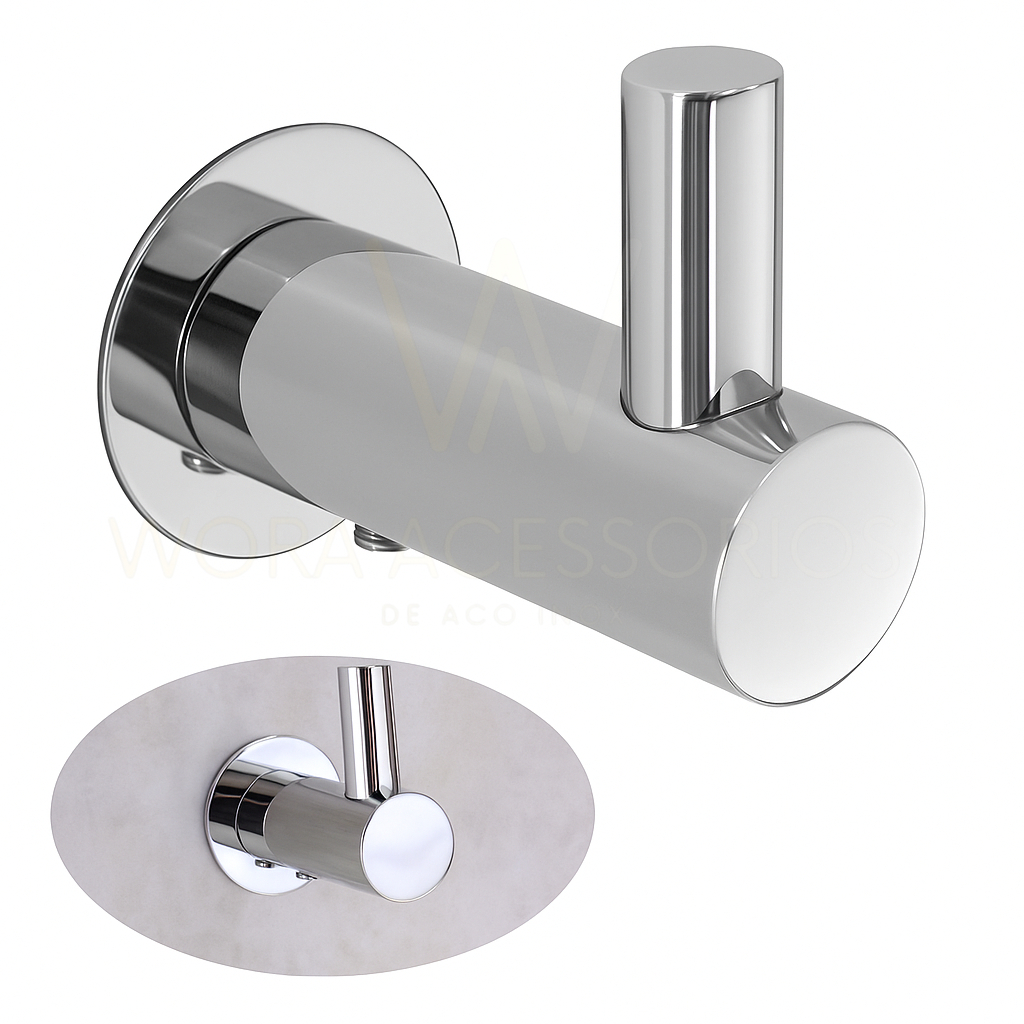 Cabide Gancho Suporte Para Banheiro Aço Inox 304 - RR1001 em Oferta na Shopee