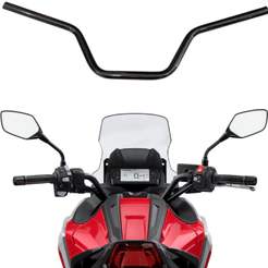 Guidão Para Honda Nc 750 2022 2023 2024 Nc 700 2013 2014 2015 Com Rosca Para Contrapeso Preto