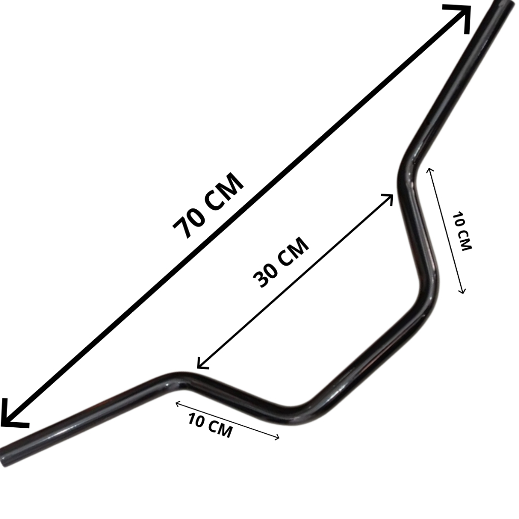 Guidão Para Honda Nc 750 2022 2023 2024 Nc 700 2013 2014 2015 Com Rosca Para Contrapeso Preto — imagem 2 de 2