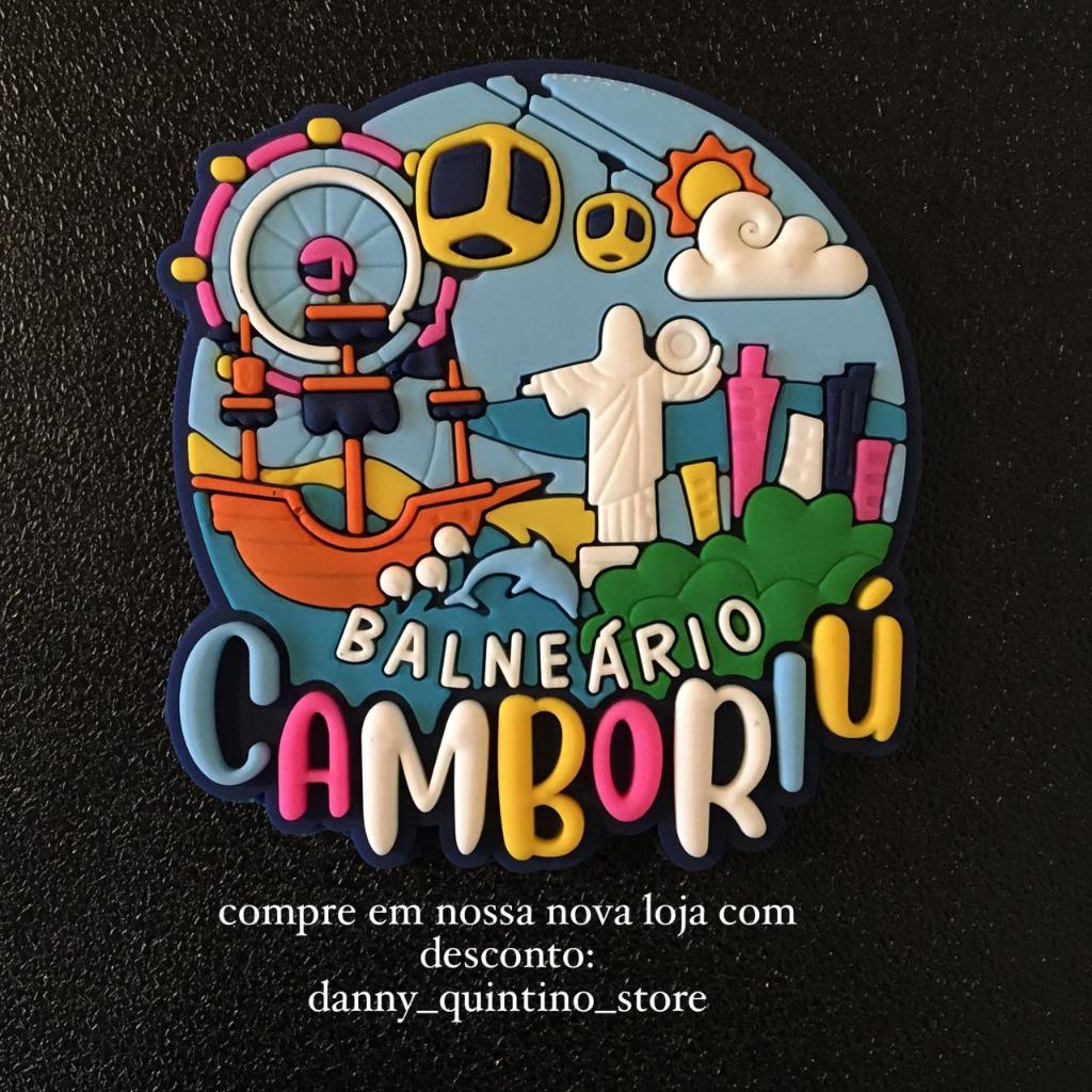 Ímã de geladeira emborrachado - Balneário Camboriú/SC