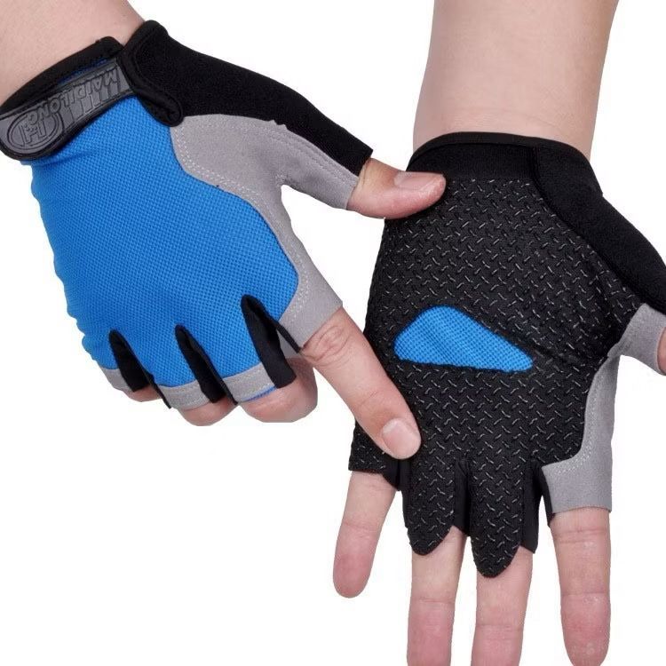 Luva De Musculação Meio Dedo Com Tecido Respirável Para Treino, Esportes, Academia E Ciclismo – Premium *FEMININA*