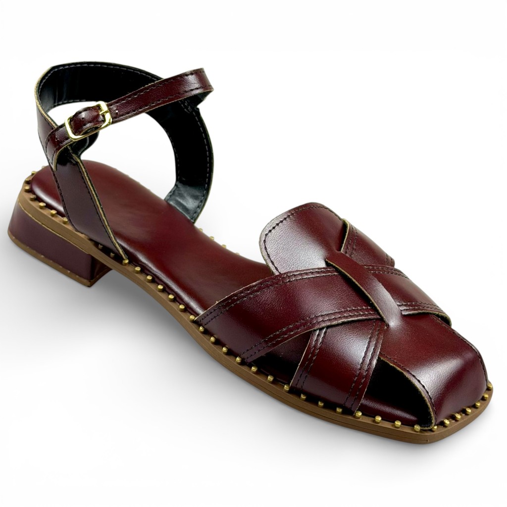 Sandalia Rasteira Feminina Com Saltinho detalhes em strass do 34 ao 41