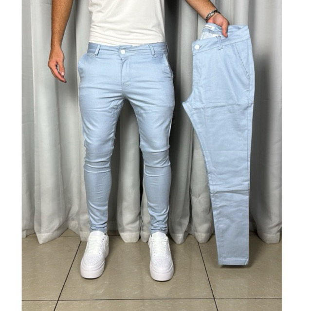 calça jogador padrão alfaiataria boxer Jeans masculino 100% original jeans