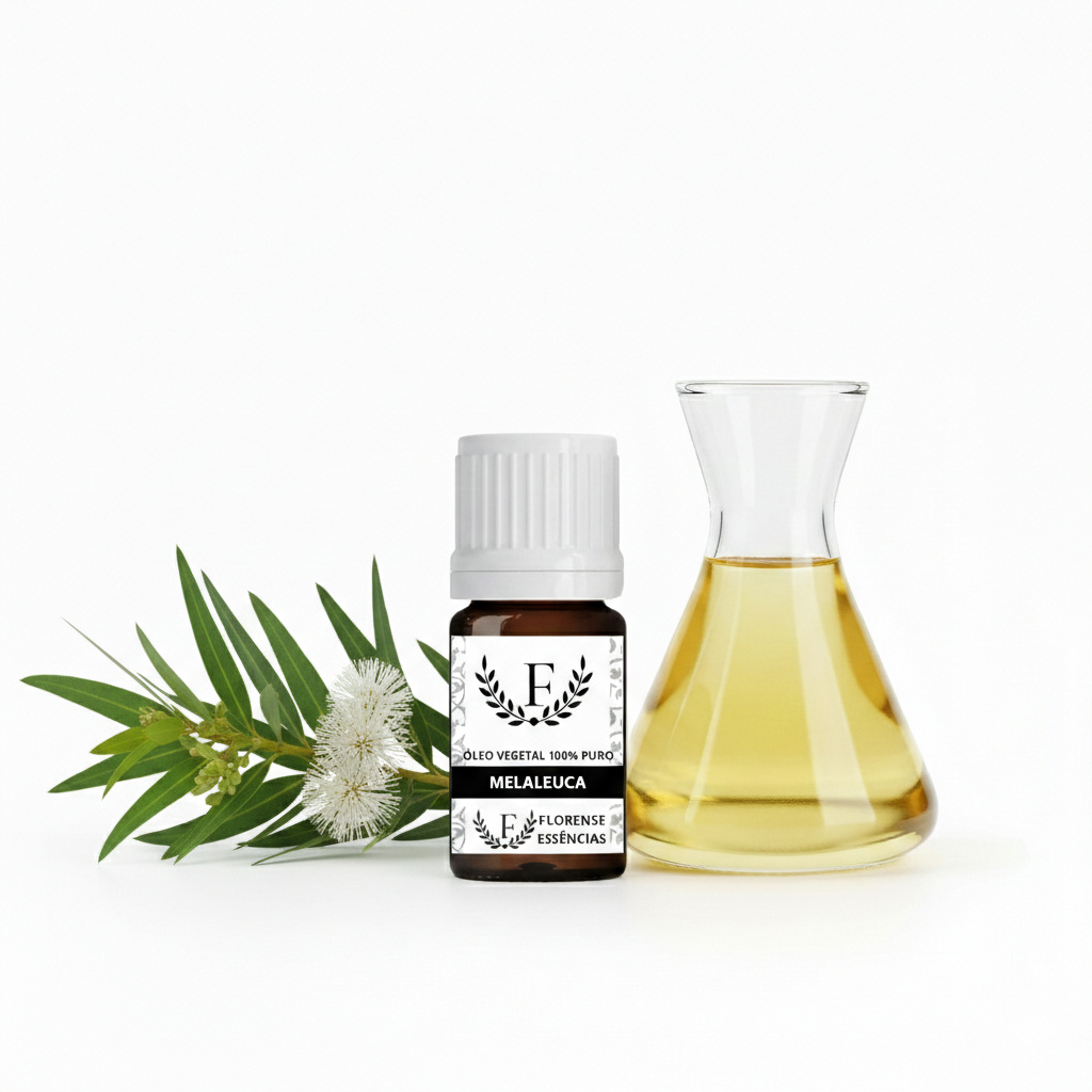 Óleo Vegetal de Melaleuca 100% Natural e Puro - 10 ml
