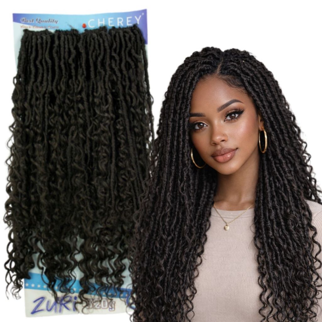 Cabelo Cacheado Zuri Crochet Braid 55cm Dread com Cachos 320g em Oferta na Shopee