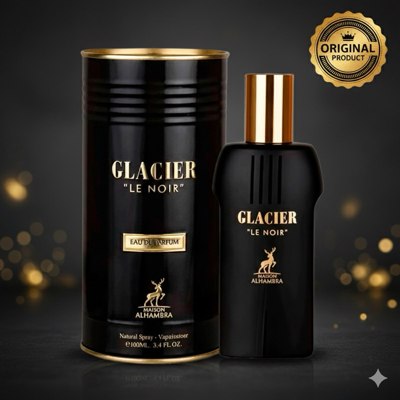 Perfume Masculino Árabe Maison Alhambra Glacier Ultra/Le noir/Bold/Pour Homme Original - 100ML