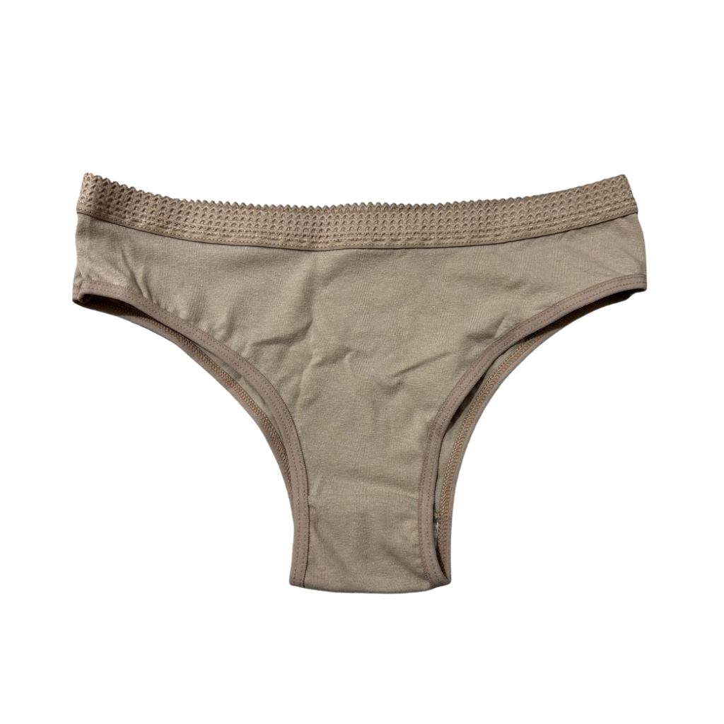 Kit c/5 de Calcinhas Cintura Média em Cotton Elástico Estilizado em Oferta na Shopee