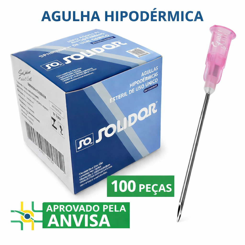 Agulha Descartavel Rosa 40x1,20MM 100 UNIDADES em Oferta na Shopee