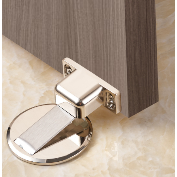 Trava Prendedor Batetor Fixador de Porta Magnético Slim Material aço inoxidáve em Oferta na Shopee