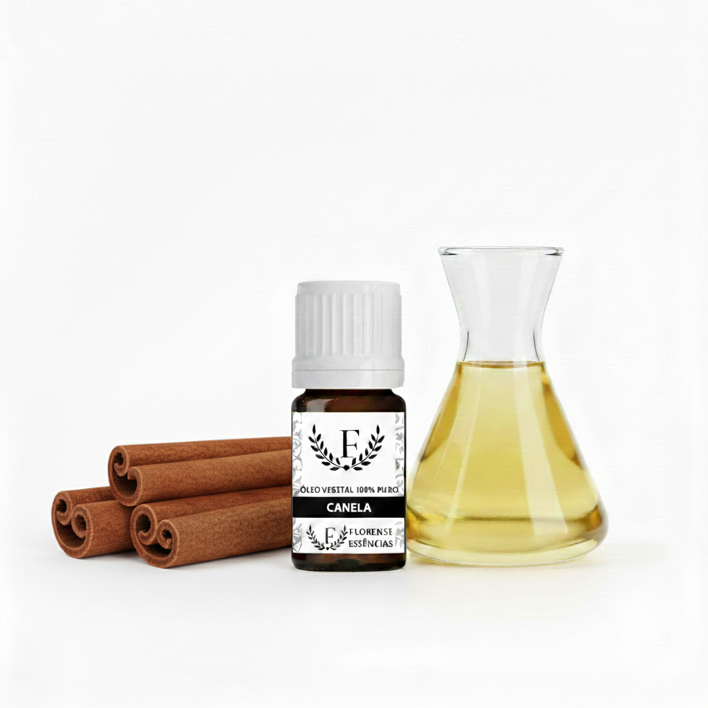 Óleo Vegetal de Canela 100% Natural e Puro 10 ml