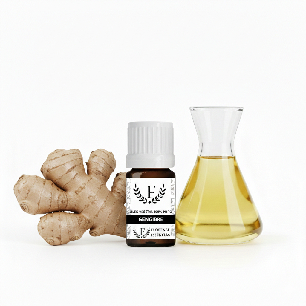 Óleo Vegetal de Gengibre - 100% Natural e Puro 10 ml em Oferta na Shopee