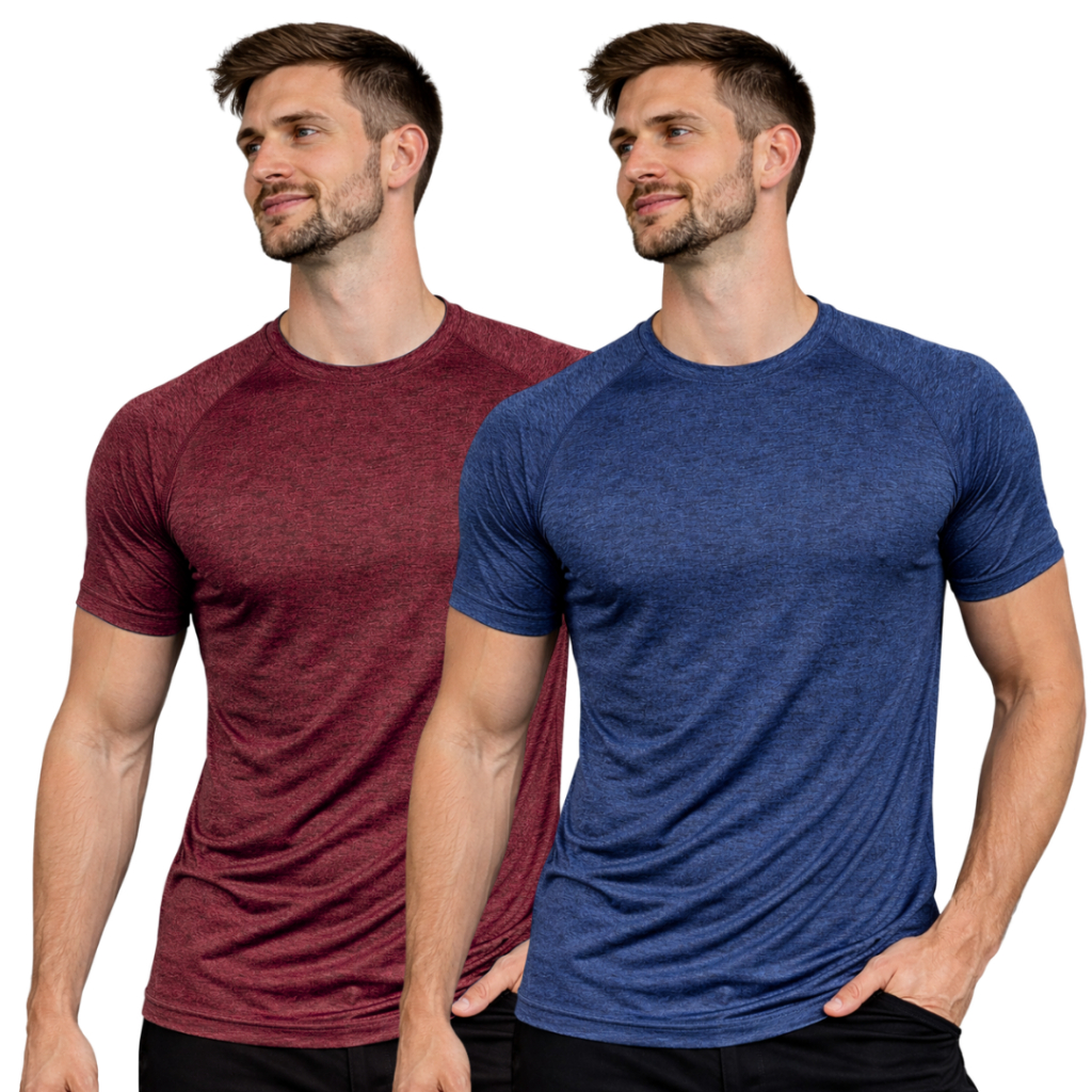Kit 2 Camisetas Masculinas Dry Fit Treino Academia