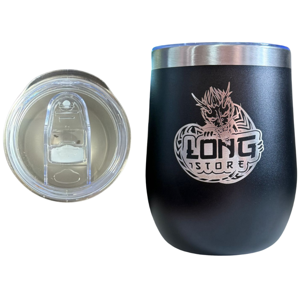 Kit com 3, 5 e 10 Unidades - Copo Cuia Preta Térmica 350ml Personalizado com Tampa