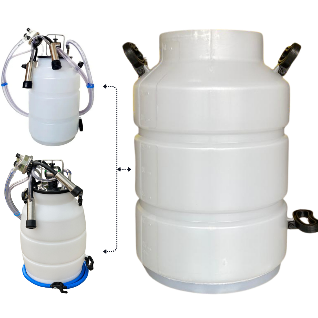 Tarro/Balde/Latão para conjunto de ordenhadeira de alta qualidade