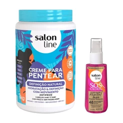 Kit Creme para Pentear Definição Natural + Óleo de Tratamento De Repente Pronta!