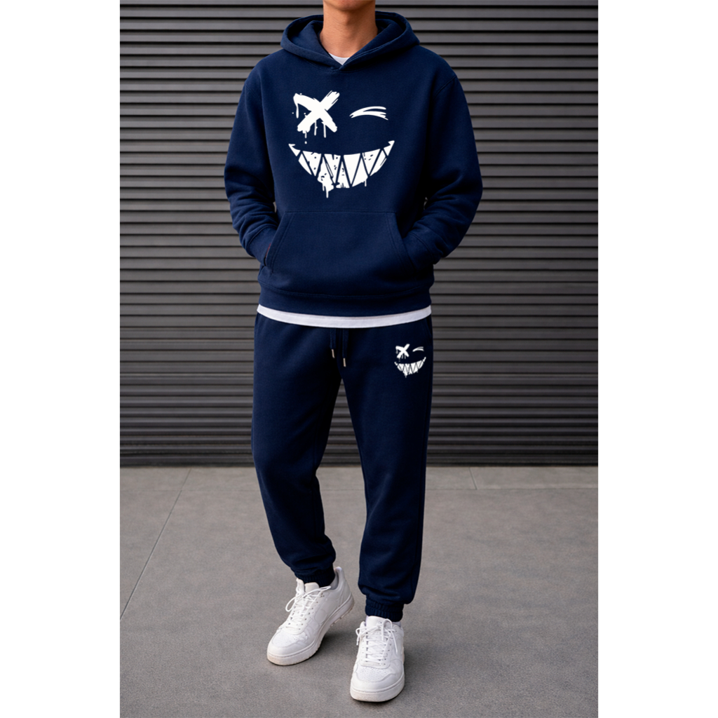 Conjunto blusa Canguru e Calça De Moletom Masculina Sorriso Otima Qualidade Urban Life Lançamento Inverno em Oferta na Shopee