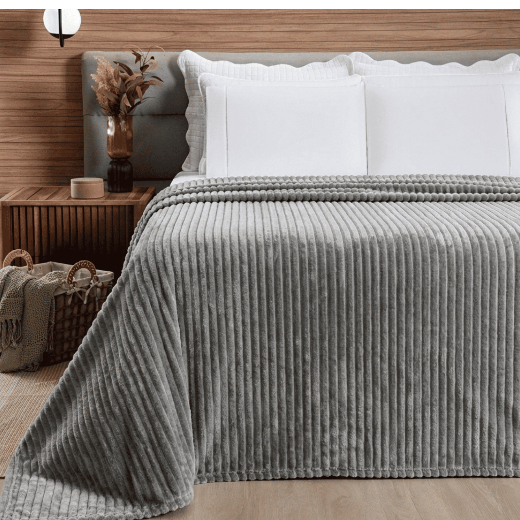 Cobertor Casal Queen/ Super King Grosso - Canelado