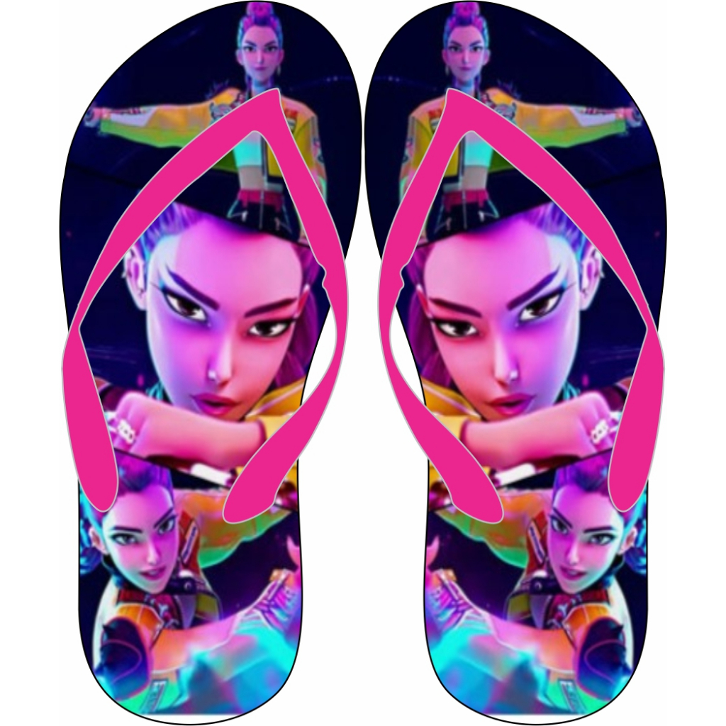 Chinelo infantil guerreiras do k-pop.