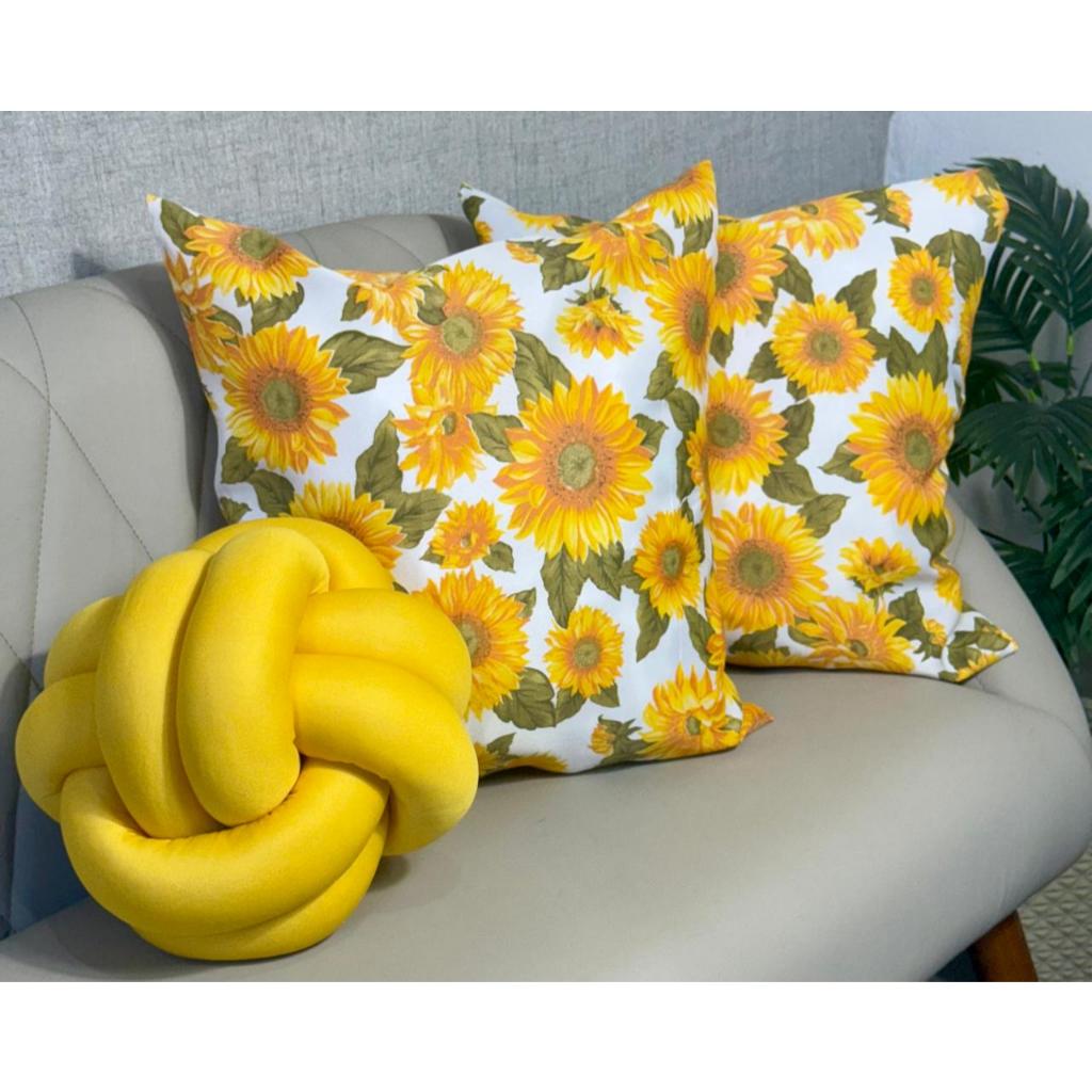 KIT 2 ALMOFADAS DECORATICAS COM NOZINHO ALMOFADO DE NÓ ESCADINAVO em Oferta na Shopee