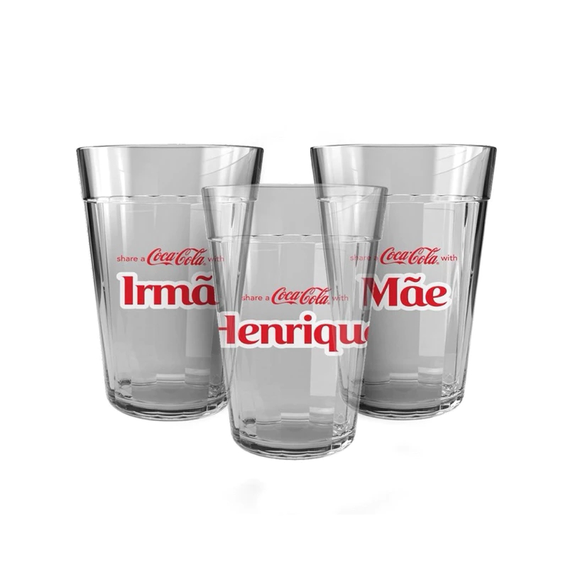 Copo Americano Long Drink Coca-Cola Nomes Sortidos 345ml em Oferta na Shopee