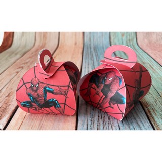 Homem Aranha Kit Caixas Lembrança Festa Homem Aranha Caixa  Presente Decoração de Mesa Homem Aranha