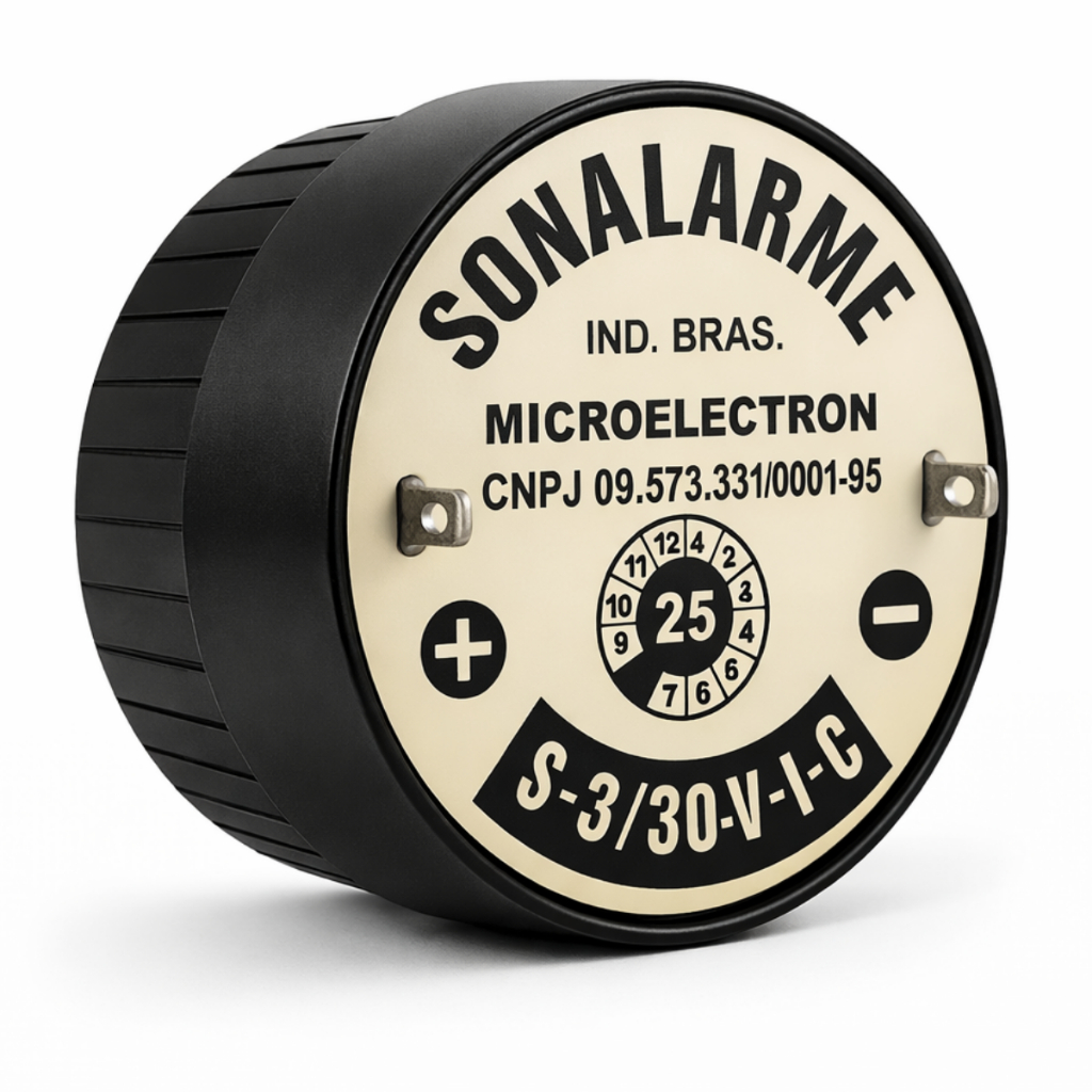 Sonalarme Beep Sonoro Redondo S-3/30v