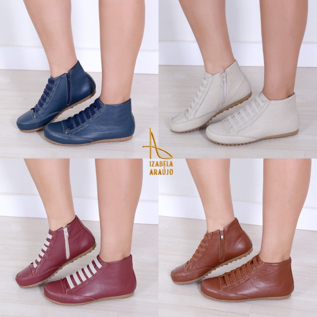 Botas Cano Curto Couro Legitimo Feminino: Onde Comprar | BuscaProdutos