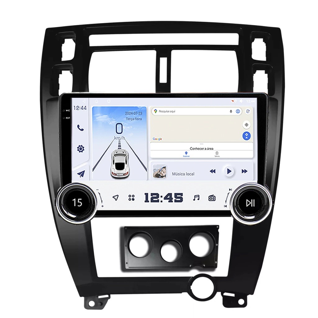 Central Multimidia Tucson 06/16 10.33P Carplay Android Auto Camera de ré