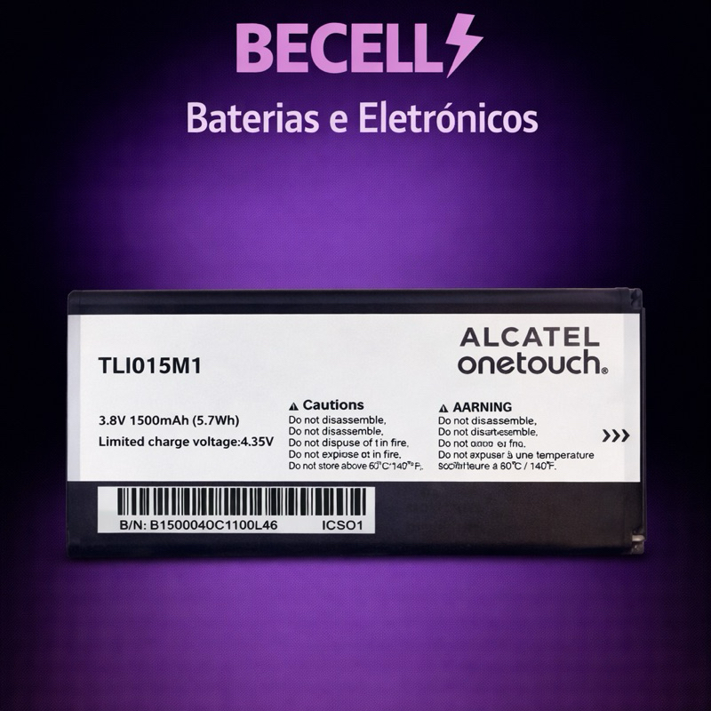 Ba-te-ria celular ALCATEL modelo ONE TOUCH PIXI 4 + NF + Entrega Direta