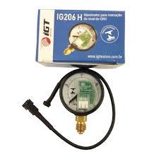Manômetro IGT IG206H do Conjunto Elétrico D1000 GNV