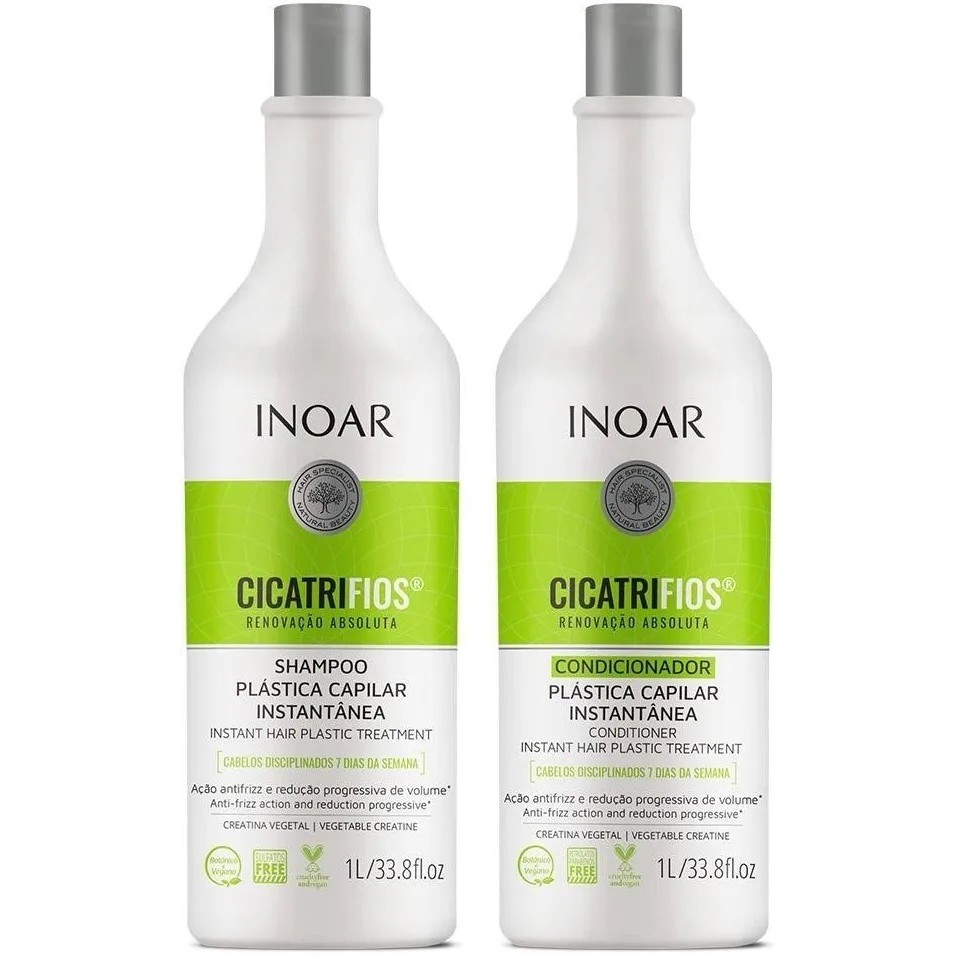 Kit Inoar Cicatrifios Shampoo 1L e Condicionador 1L