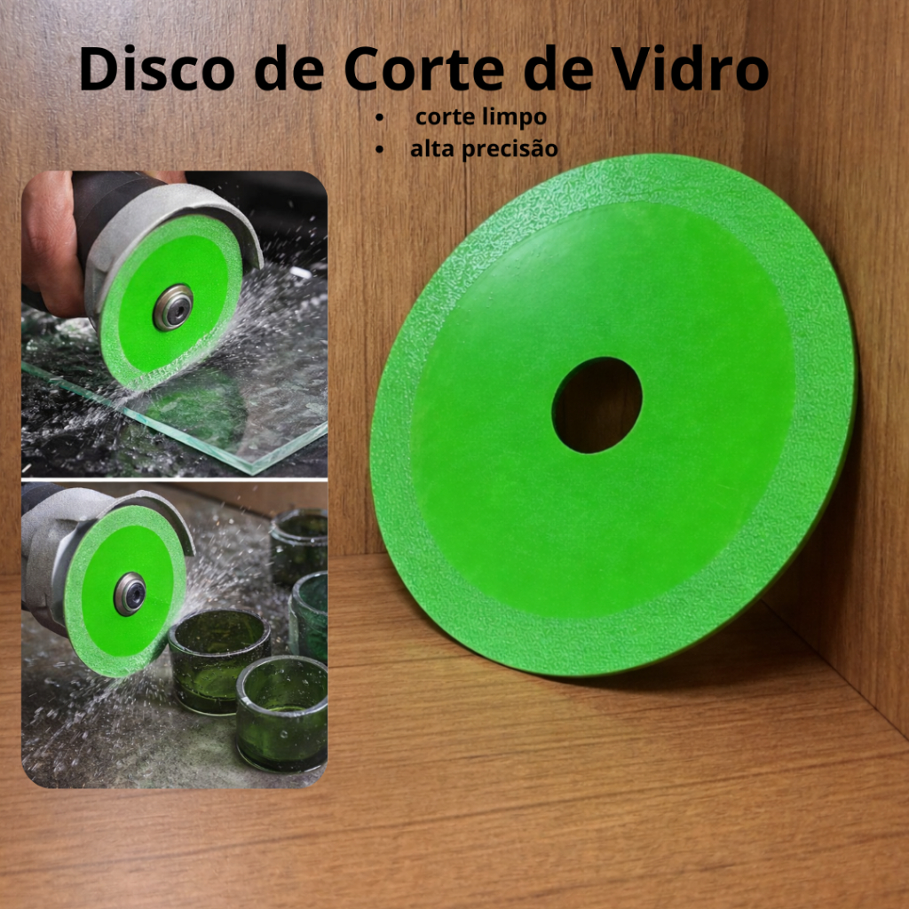Disco Para Cortar Vidro Piso Espelho Ceramica Porcelanato Casa Reforma Materiais Diversos em Oferta na Shopee