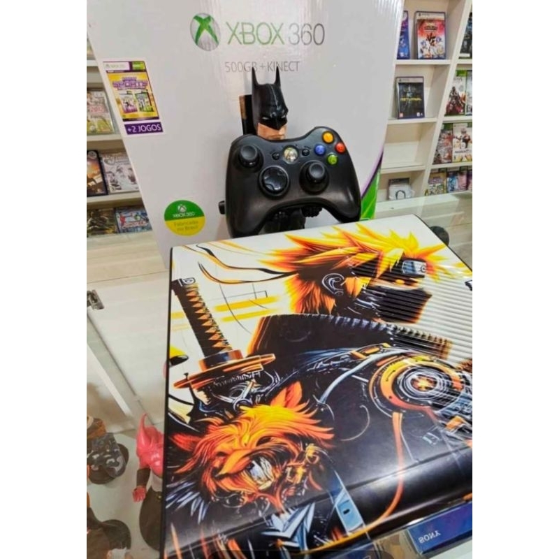 xbox 360 (dest) jogos + emuladores snes - mega - mame - pasta térmica trocada higienizado com garantia controle original