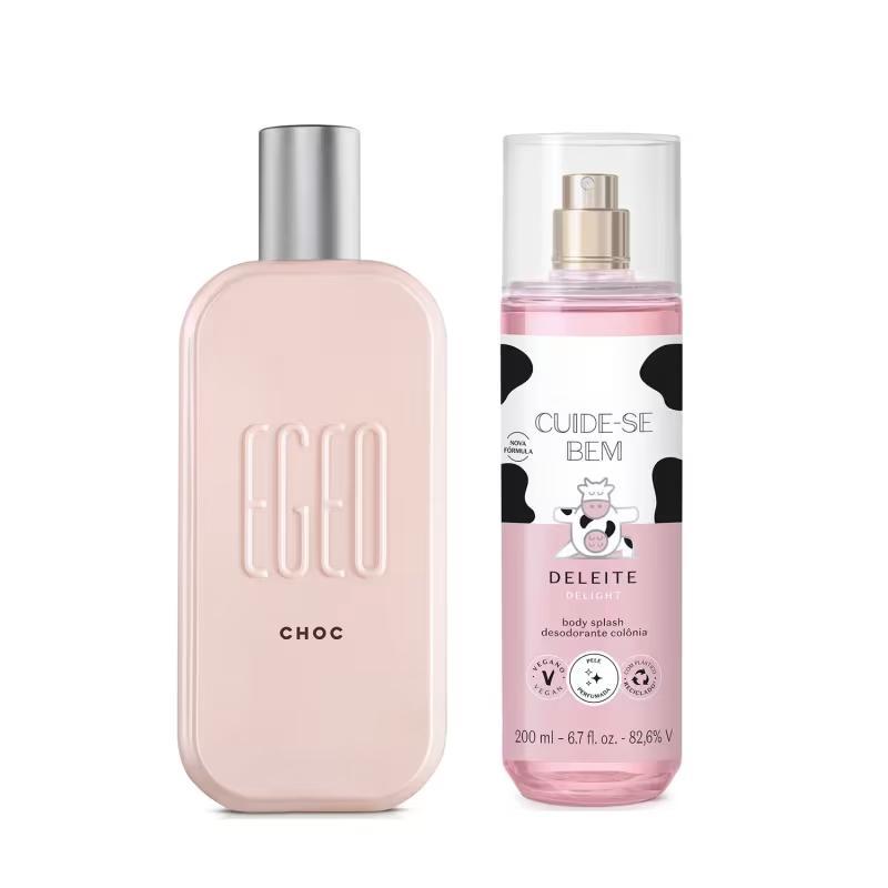 COMBO IRRESISTÍVEL: Garanta o seu EGEO CHOC e o Body Splash DELEITE em um só kit.