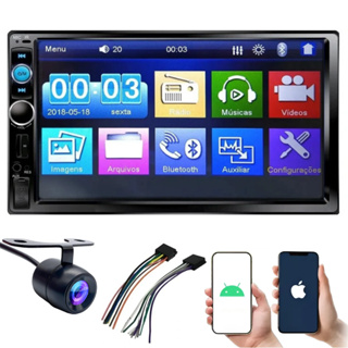 Central Multimidia Peugeot 208 Bluetooth Usb Universal em Oferta na Shopee