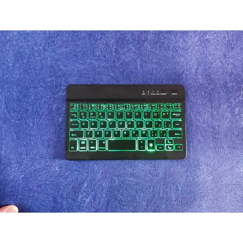 🔥 Teclado Mini Wireless Bluetooth com Iluminação LED 🔥