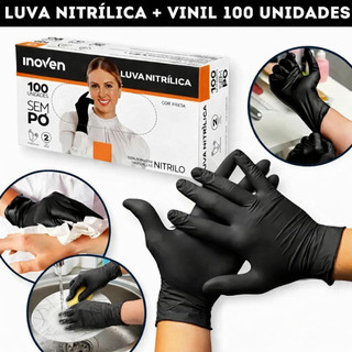 Luva Vinil Preta: 49% OFF! 🖤