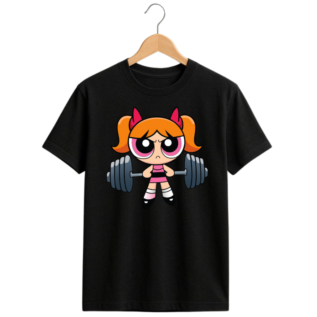 Camisa Unissex Florzinha Academia Streetwear Casual Estampa Divertida Moderna Camiseta Academia Feminina