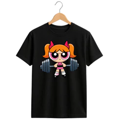 Camisa Unissex Florzinha Academia Streetwear Casual Estampa Divertida Moderna Camiseta Academia Feminina