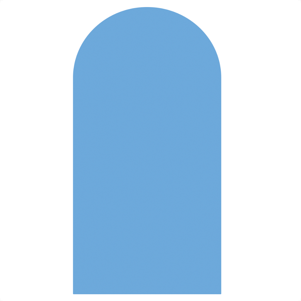 Capa Painel Romano Arco 2x1 Azul Claro Liso Colorido - Tecido Helanca com Elástico Decoração Festa e Eventos em Oferta na Shopee