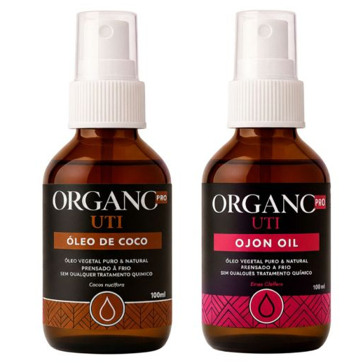 Kit Organo Pro Óleos Naturais | Coco + Ojon Oil | Maciez e Reparação 100ml