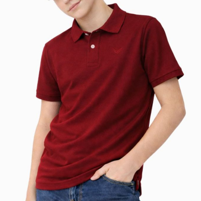 Camisa Polo Infantil Masculino Juvenil Algodão Leve Casual Manga Curta em Oferta na Shopee