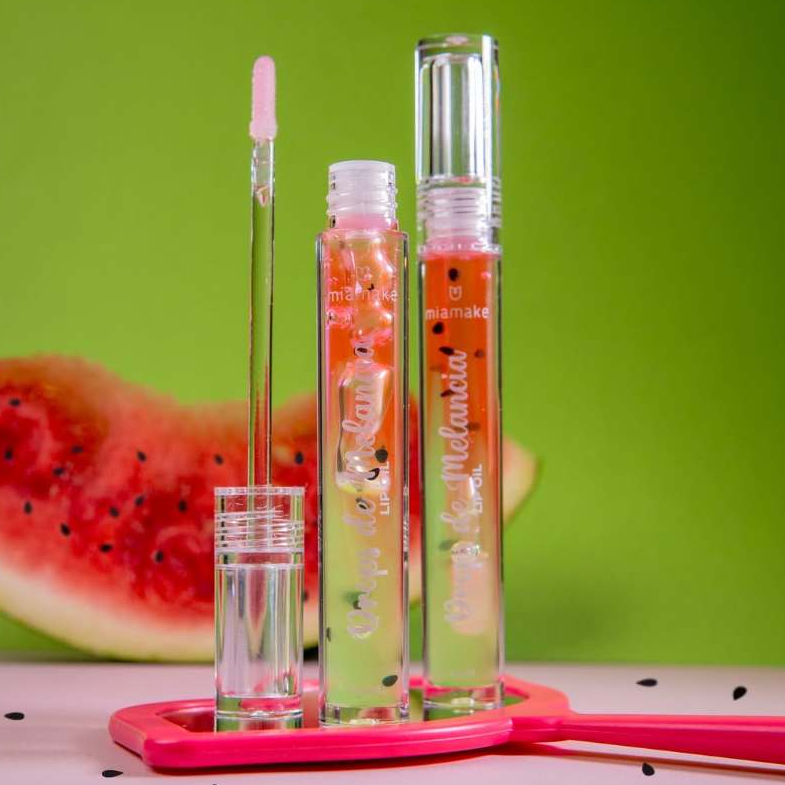 Gloss Labial - Lip Oil Melancia Mia Make Hidratante Brilho Labial