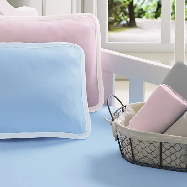 Kit Fronha E Lençol Para Berço Bebe C/elástico 100% Algodão em Oferta na Shopee