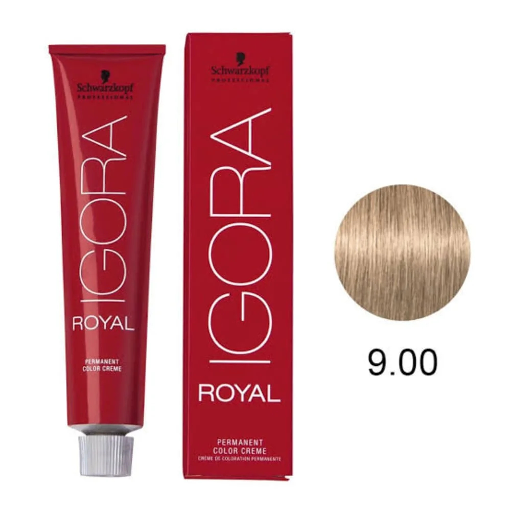 Coloração Igora Royal 9-00 Louro Extra Claro Natural Extra 60g