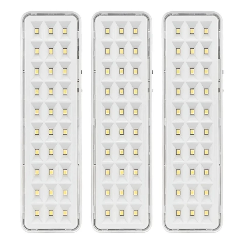 Kit Luminária Emergência Lâmpada 30 Leds Recarregável Bivolt Luz Branca Fria 6500K - ASUS